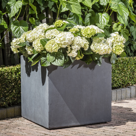 fiberclay, kompozit, balkonláda, ültetőtál, kert, erkély dekor, növénytartó