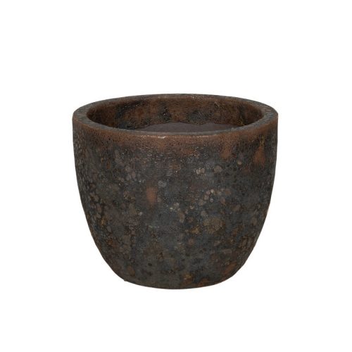 Wellington Classic kerámia növénytartó savmaratott rozsdabarna 22,5x19,5cm