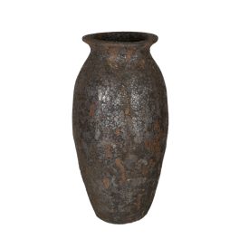 Rhodes Vase kerámia váza savmaratott fekete 60x115cm