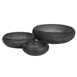   Ottawa Greta beton ültetőtál szett szürke 30x10-55x17,5cm S/3