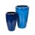 Fjord Vase Giant kerámia növénytartó szett kék 42x69-56x88cm S2