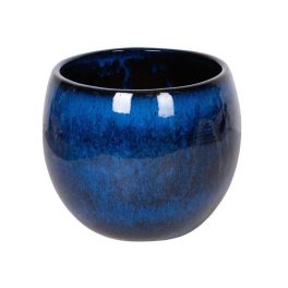 Singa Globe kerámia növénytartó királykék 41x35cm