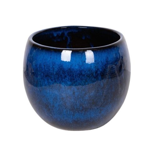 Singa Globe kerámia növénytartó királykék 41x35cm