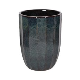   Harlow Rib Vase kerámia növénytartó szürkészöld 45x59cm