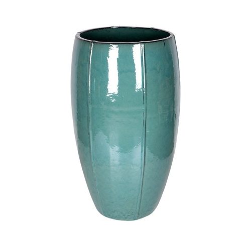 Alden Vase Giant kerámia növénytartó türkiz 44x77cm