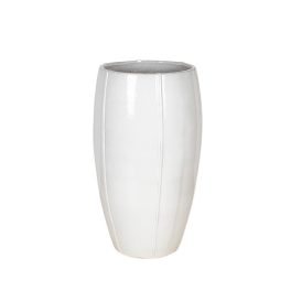 Alden Vase Giant kerámia növénytartó fehér 44x77cm