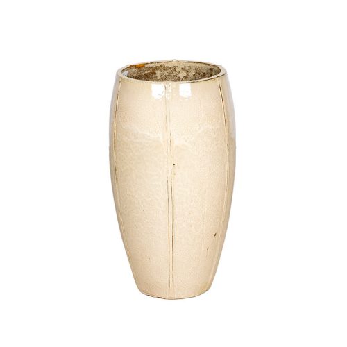 Alden Vase Giant kerámia növénytartó vajszín 77x100cm