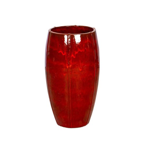 Alden Vase Giant kerámia növénytartó vörös 57x100cm