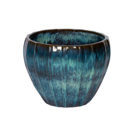 Sinclair Eros kerámia növénytartó jégkék 32x24cm