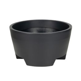 Vaso Ercolino műanyag növénytartó antracit 80x44cm