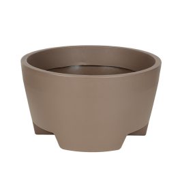 Vaso Ercolino műanyag növénytartó barna 80x44cm