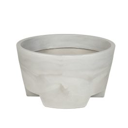 Vaso Ercolino műanyag növénytartó szürke 80x44cm
