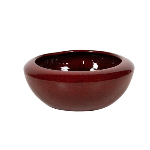 Campbell kerámia tál piros-fekete 36x16cm