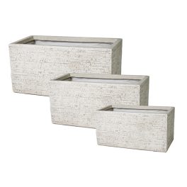   Ontario Tetra High kompozit balkonláda homokszín 60x30x30-100x45x45cm S3