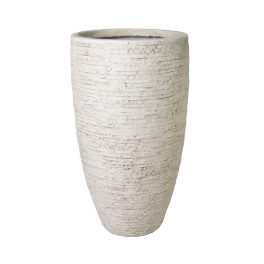 Ontario Vase Giant kompozit növénytartó homokszín 34x66cm MC-113637
