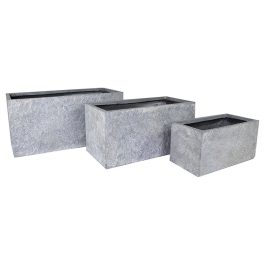   Alberta Tetra High kompozit balkonláda szürke 60x30x30-100x45x45cm S3