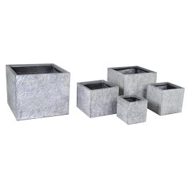   Alberta Cube kompozit növénytartó szürke 23x23x23-55x55x46cm S5