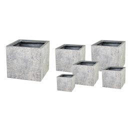   Ontario Cube kompozit növénytartó szürke 20x20x22-65x65x53cm S6