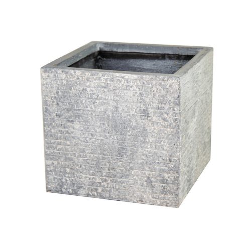 Ontario Cube kompozit növénytartó szürke 35x35x30cm MC-120850