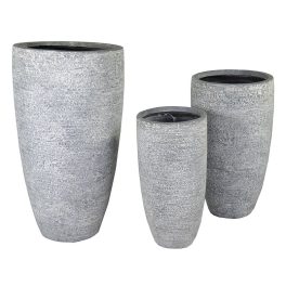   Ontario Vase kompozit növénytartó szürke 34x66-56x100cm S3