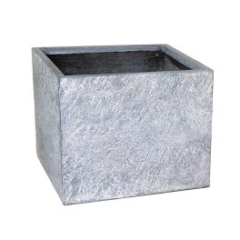 Alberta Cube kompozit növénytartó szürke 65x65x53cm MC-121102