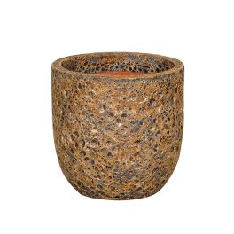   Caldera Diamo kerámia növénytartó savmaratott antik bronz 30x30cm