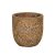 Caldera Diamo kerámia növénytartó savmaratott antik bronz 47x47cm