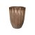Noble Rib Vase kerámia váza macchiato 36x50cm