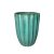 Noble Rib Vase kerámia váza mohazöld 44x59cm