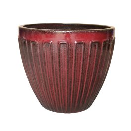   Noble Lines Classic kerámia növénytartó vérvörös 31x29,5cm