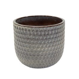   Noble Facet Classic kerámia növénytartó macchiato 40x36cm