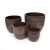 Noble Classic kerámia növénytartó szett macchiato 30x27-58x51cm S4 MC-130499