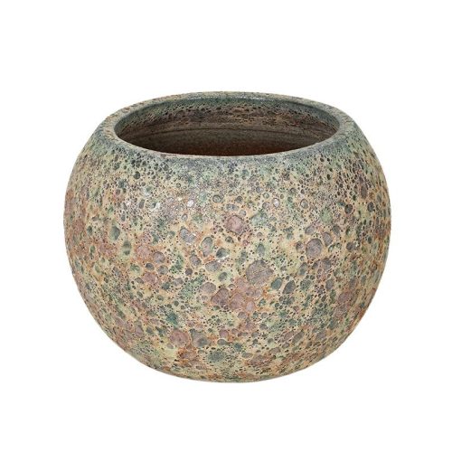 Byron Globe kerámia növénytartó savmaratottzöldesbarna  48x36cm
