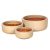 Sadie Cylinder kerámia ültetőtál szett krém 18x8-28x12,5cm S3 MC-134084