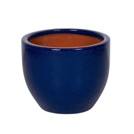 Davenport Classic kerámia növénytartó kék 28x22,5cm