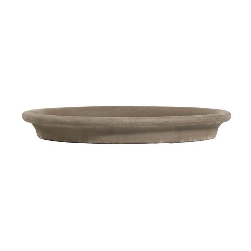 Klar agyag cserépalátét bazalt 45cm SP-133_45-164