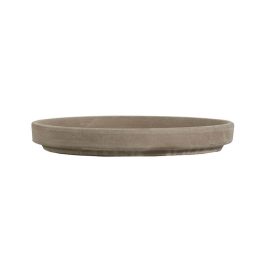Grande vízálló agyag cserépalátét bazalt 28cm SP-150_28-121