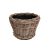 Drypot hasított rattan kaspó barna 33x24cm VD-300319