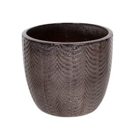   Sylva Classic kerámia növénytartó rusztikus barna 38,5x34cm