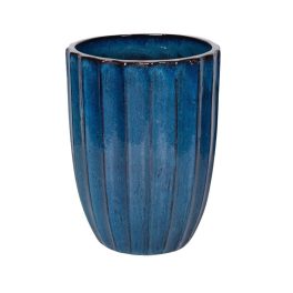 Harlow Vase kerámia váza antik kék 36x49cm