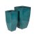 Indy Vase kerámia váza szett türkiz 35x35x62-42x42x78cm S2