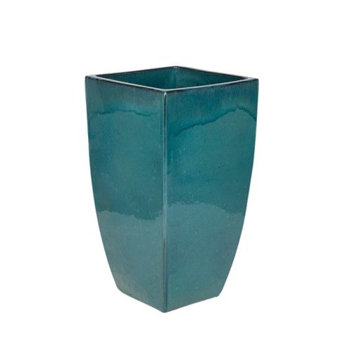 Indy Vase kerámia váza türkiz 35x35x62cm